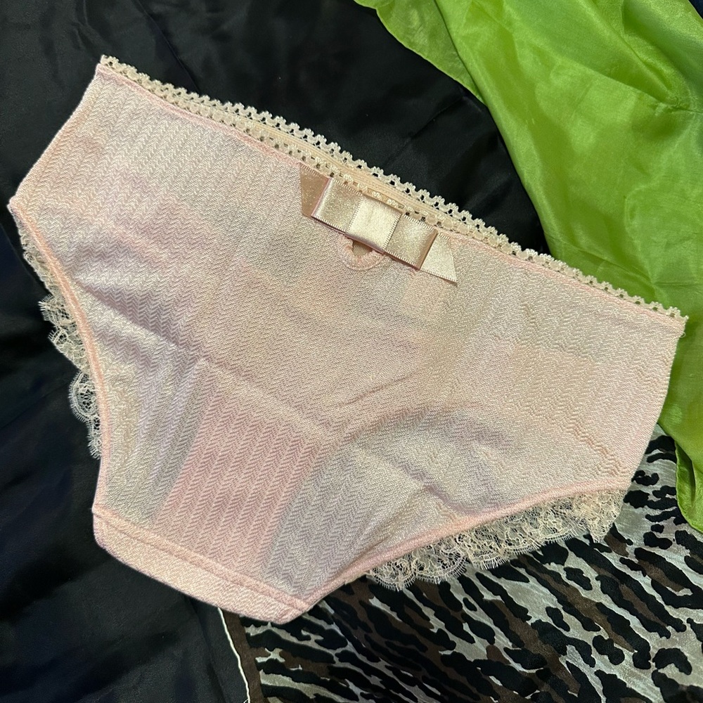 Dior/Galliano Pink Lace Bra Set - Picture 4 of 11